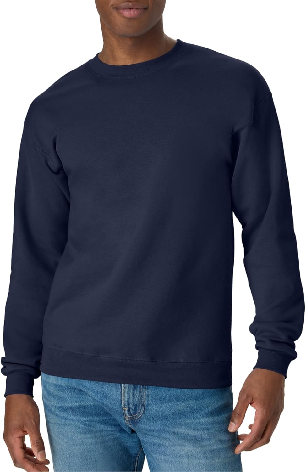 Men's Sweatshirt, EcoSmart Fleece Crewneck Sweatshirt, Big & Tall Available, 1 or 2-Pack