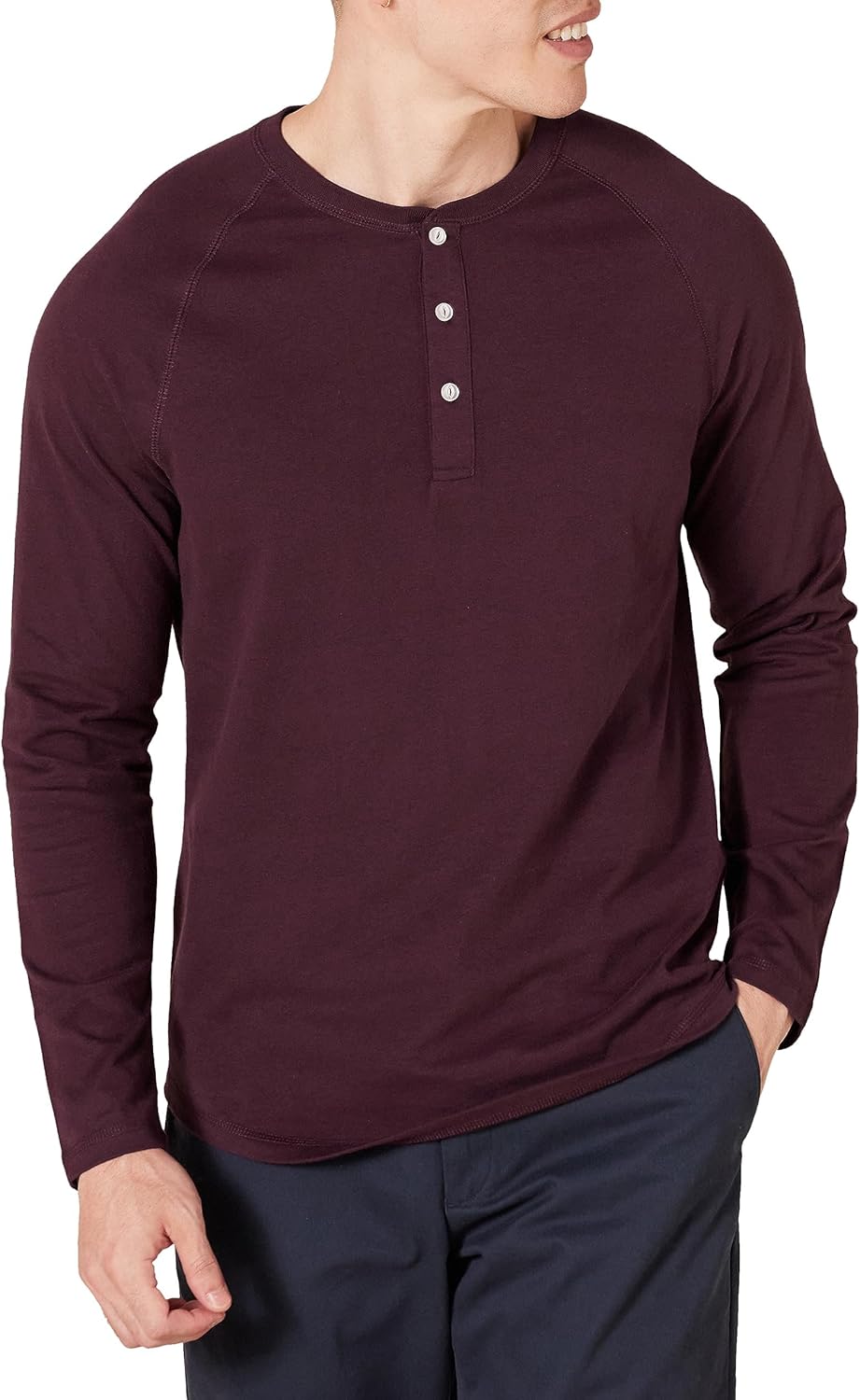 Men's Long-Sleeve Henley Shirt