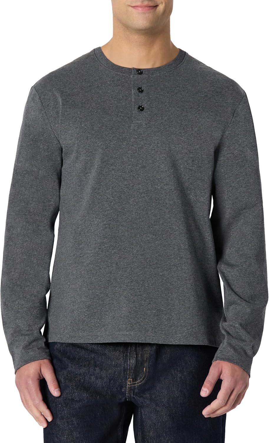 Men's Long-Sleeve Henley Shirt