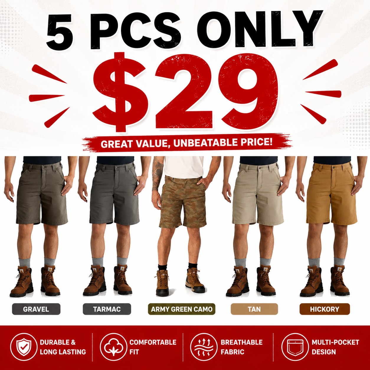 Relaxed Cargo Short