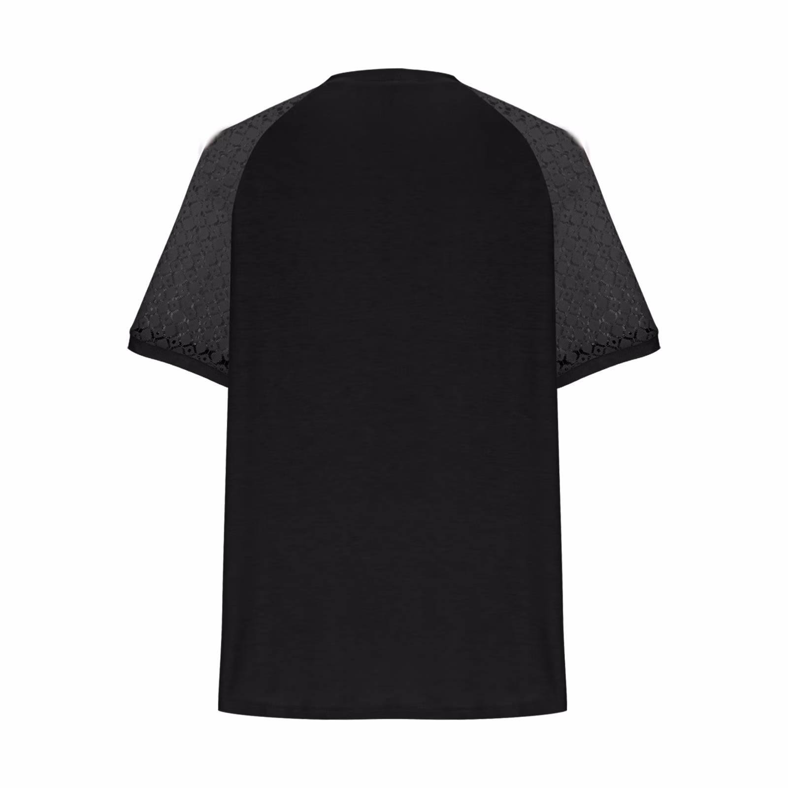 Plus Size Tops for Women Summer Lace Short Sleeve