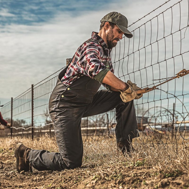 Men's Denim Stonewashed Bib Overall