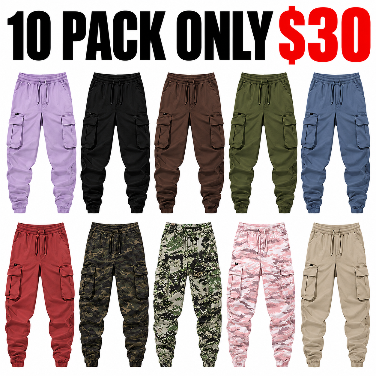 Men's Flap Pocket Drawstring Cargo Pants, Loose Drawstring Waist Jogger Trousers, Summer, Men Clothes, Please Purchase A Size Up