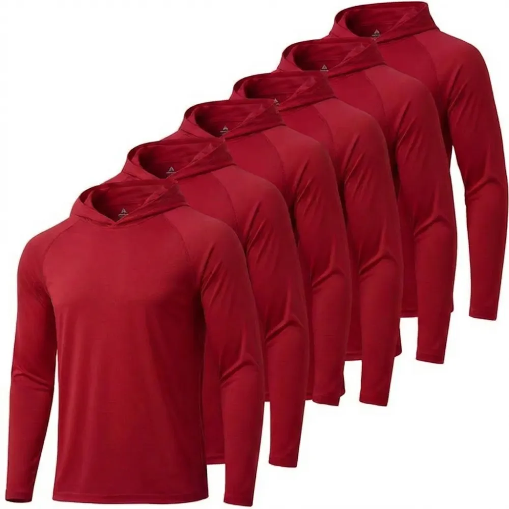 UPF 50+ Men's Sun Protection Hoodie Shirt Fishing Shirts