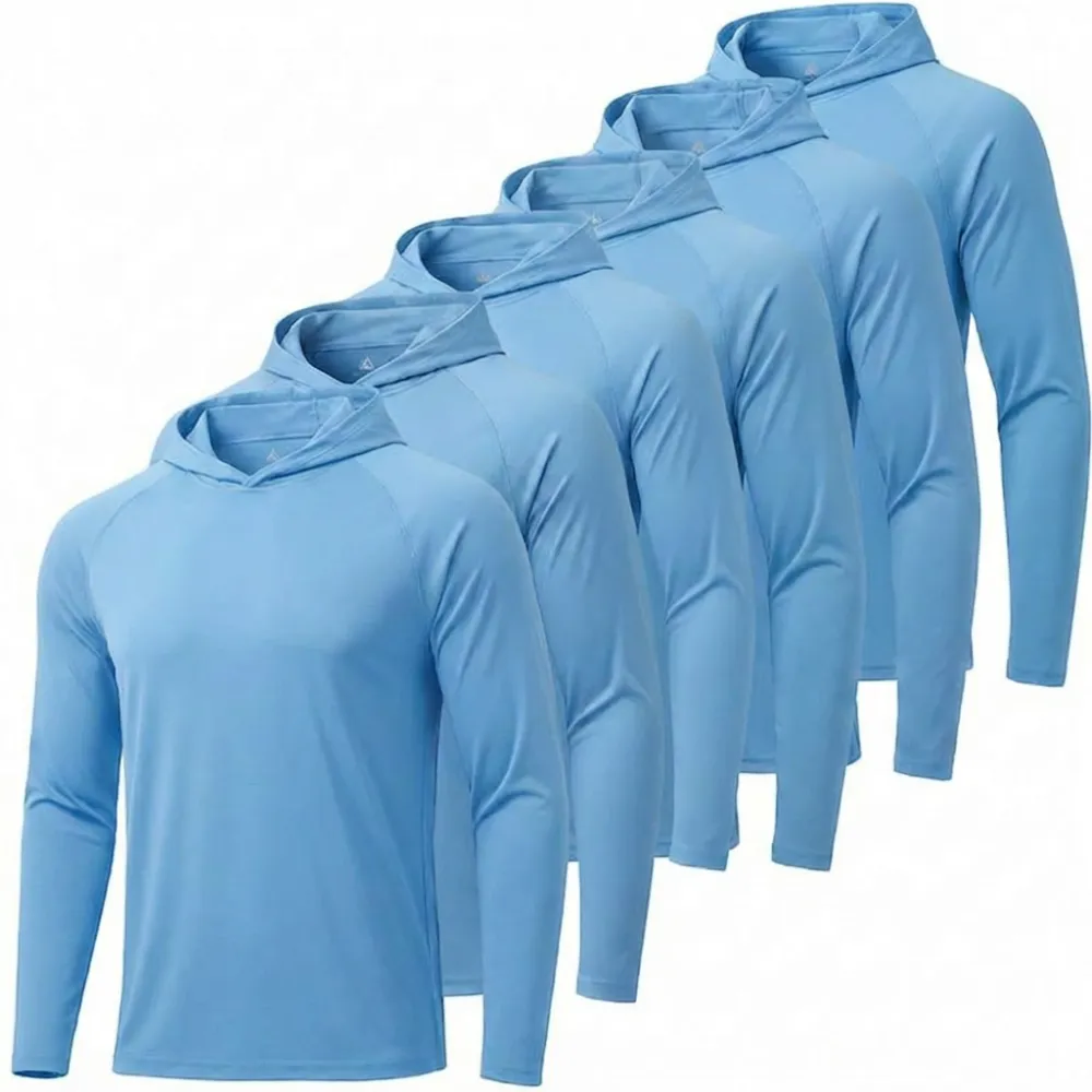 UPF 50+ Men's Sun Protection Hoodie Shirt Fishing Shirts