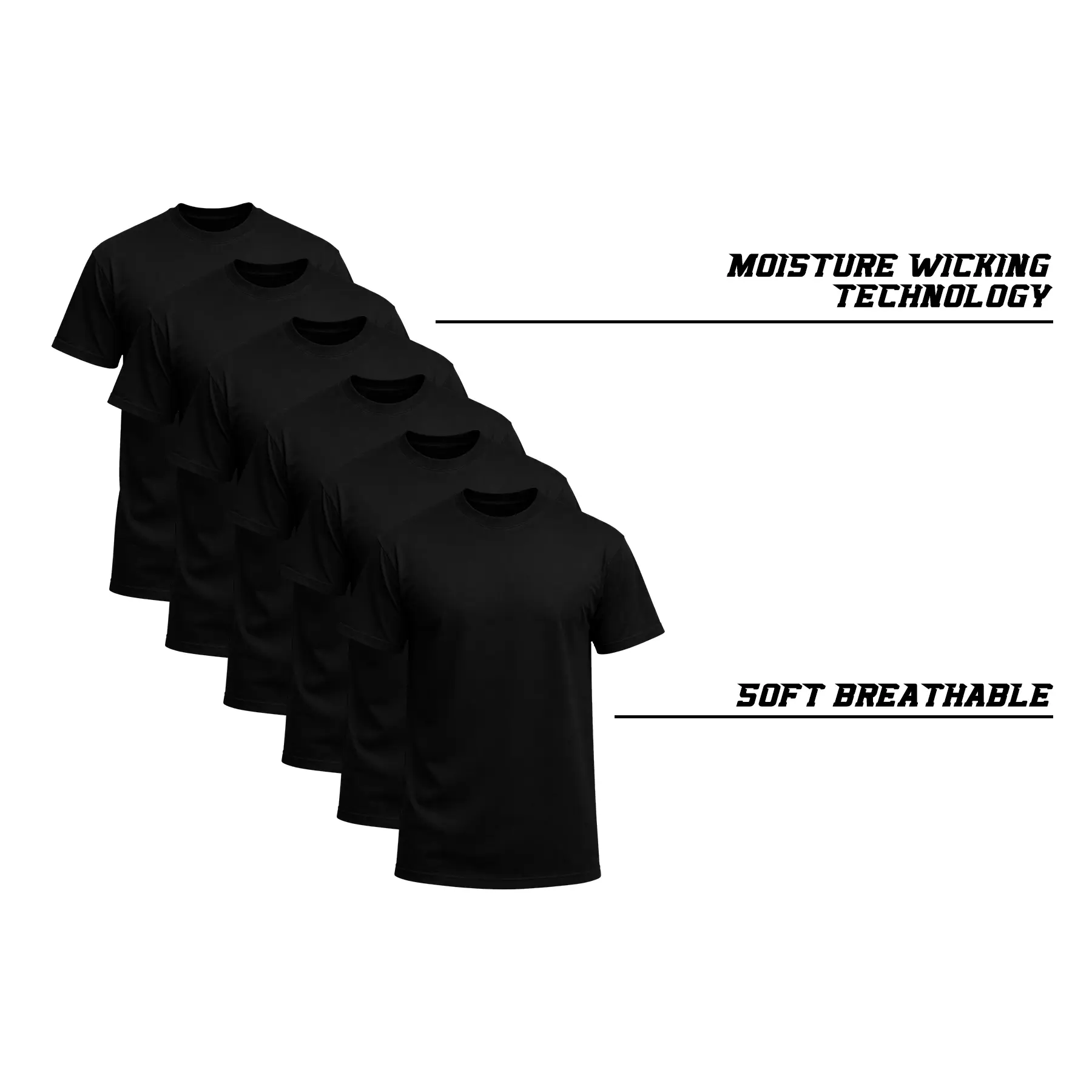 🔥 12-Pack ONLY $24.99 | Men's Black Crew Neck Basic T-Shirts 👕