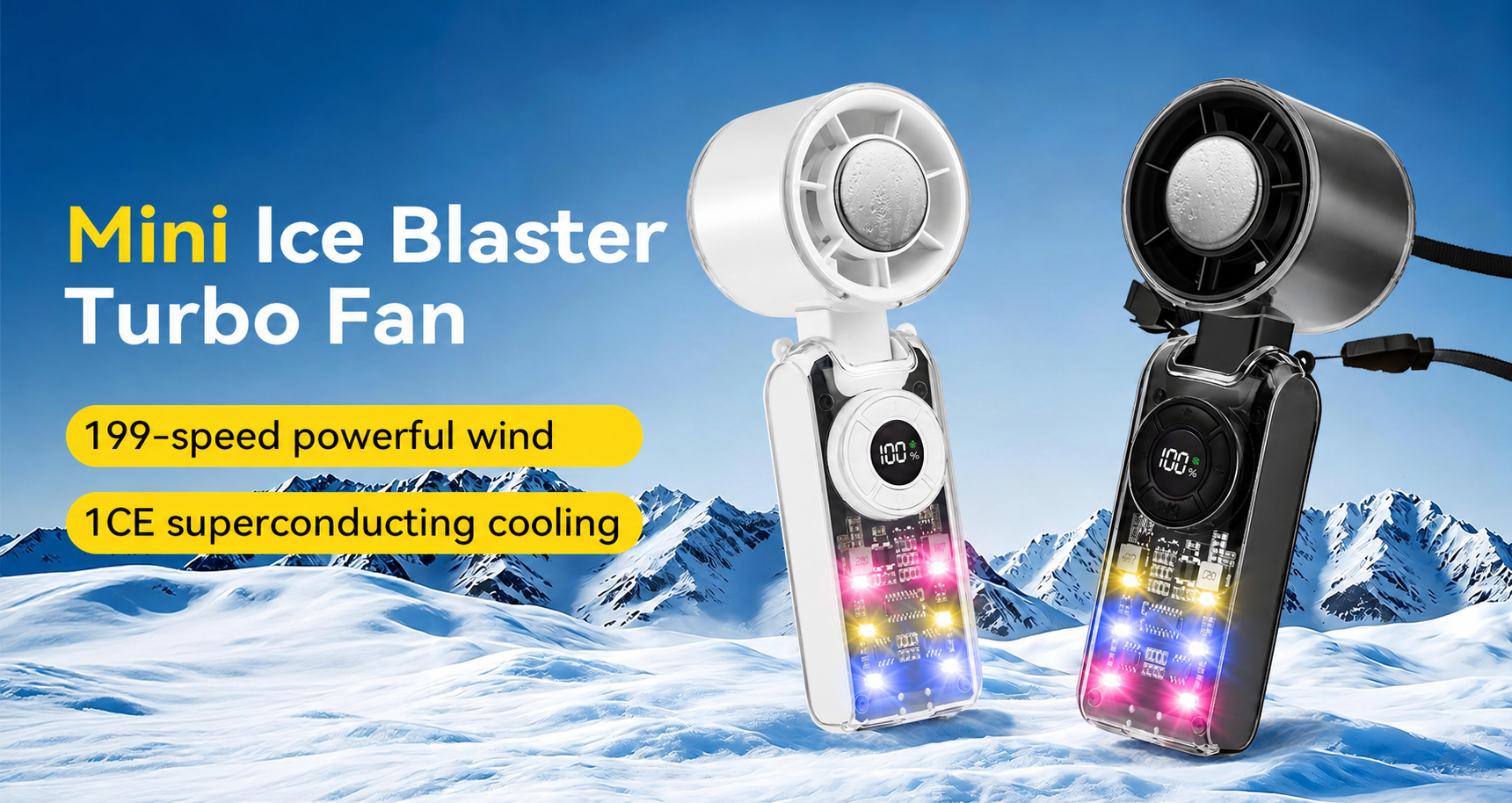 Portable cooling fan overview