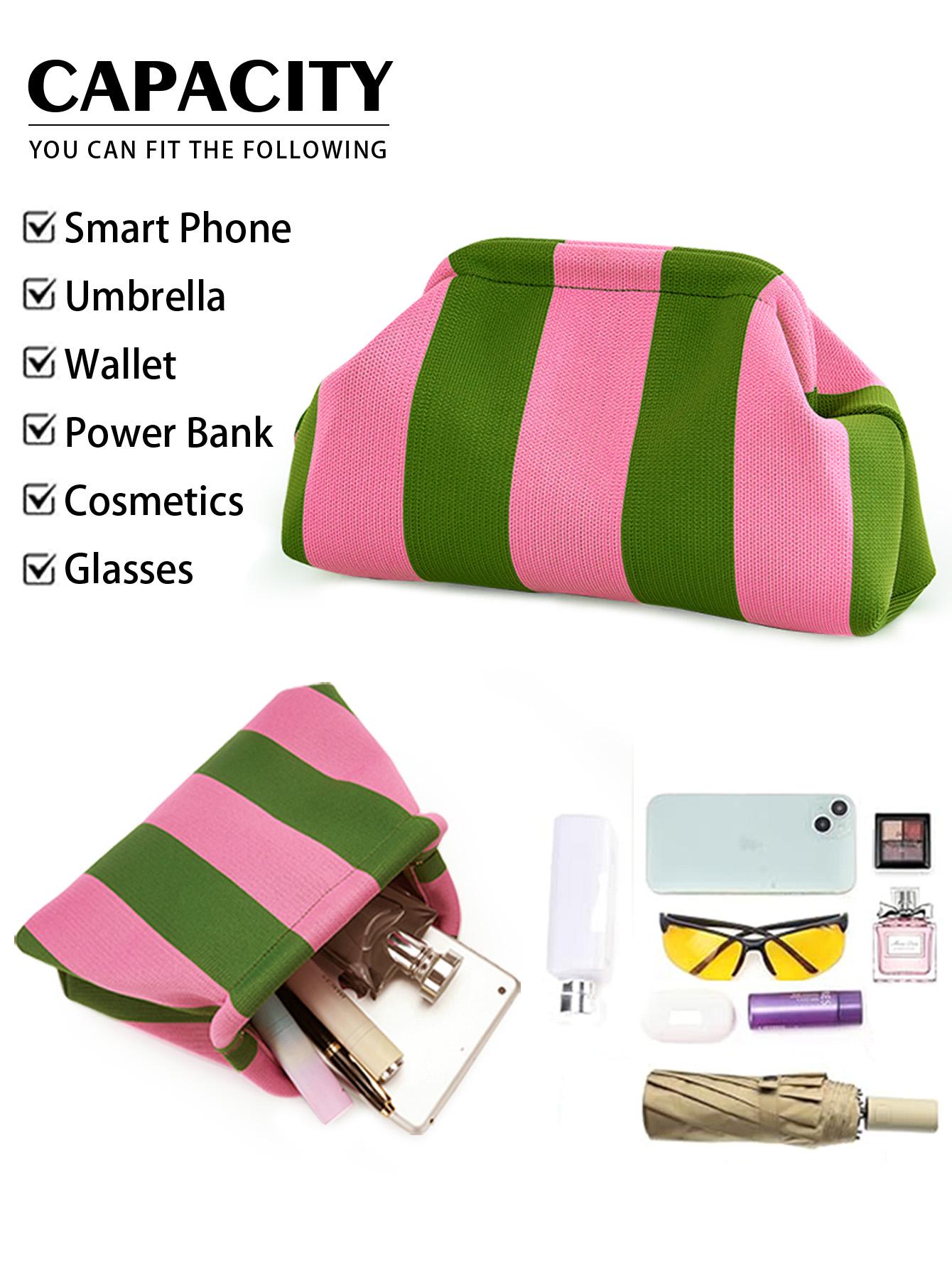 Women's Striped Cloud Handbag