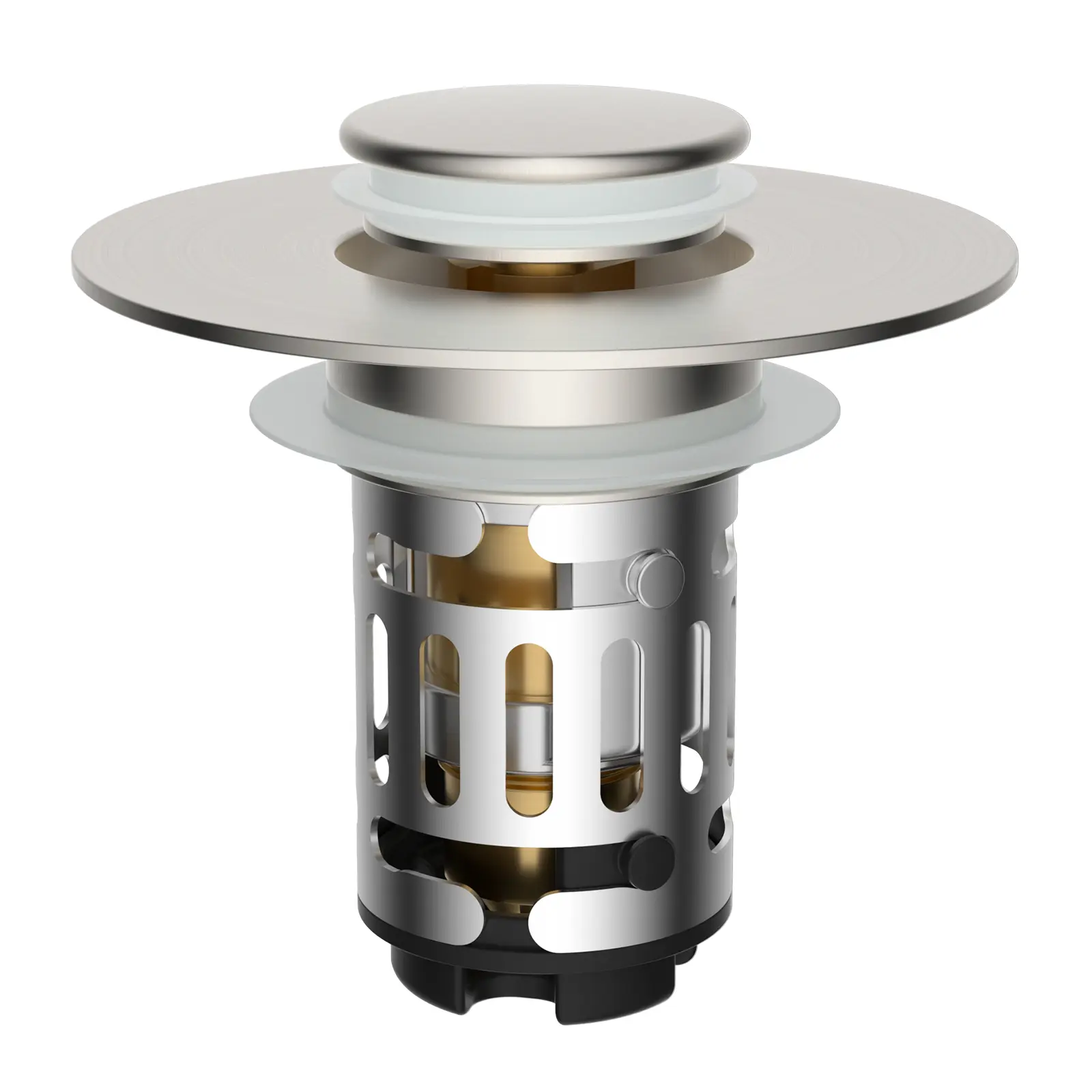 Bathroom sink drain strainer product view 12