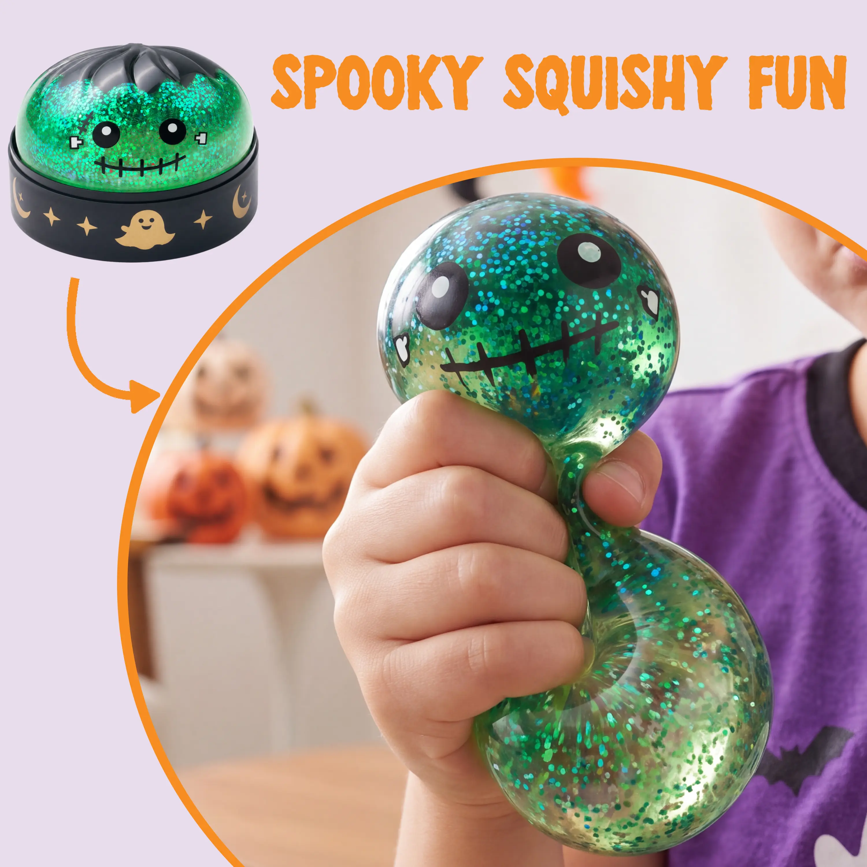Halloween squishy stress relief toy view 16