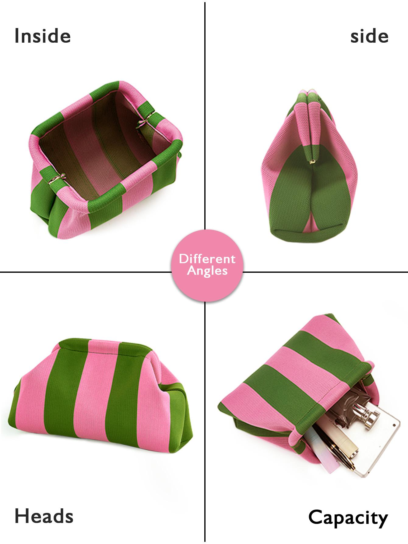 Women's Striped Cloud Handbag