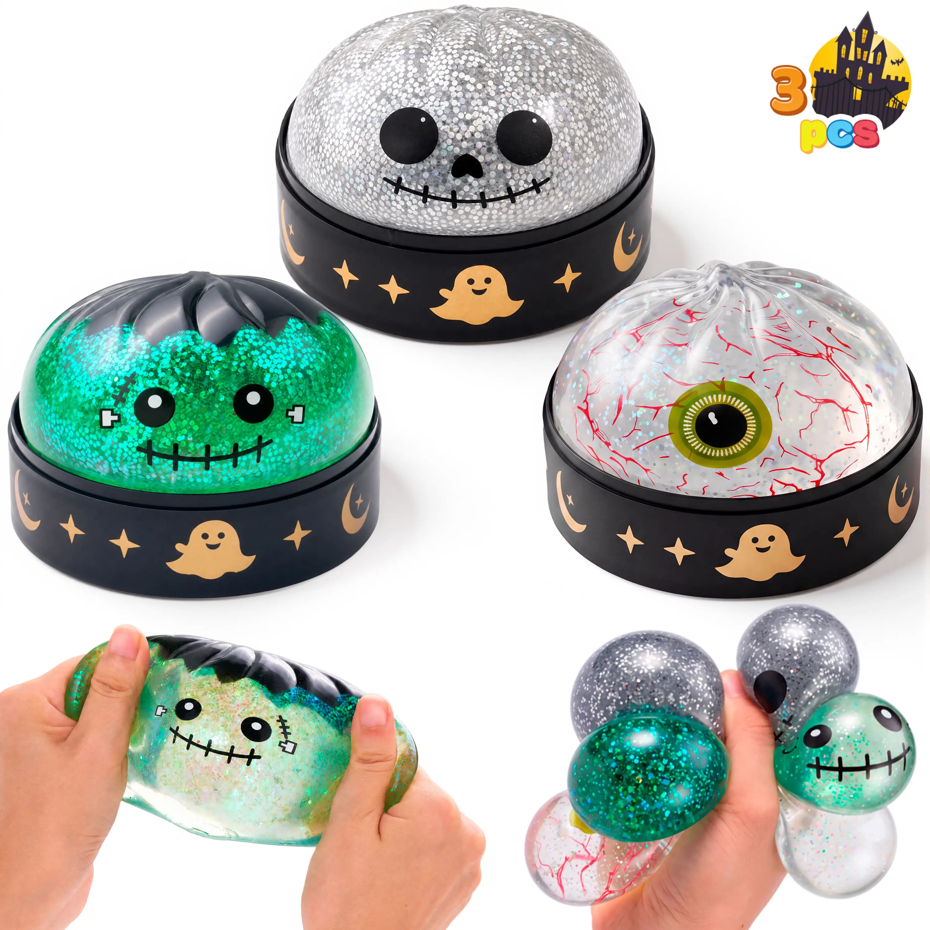 Halloween squishy stress relief toy view 10