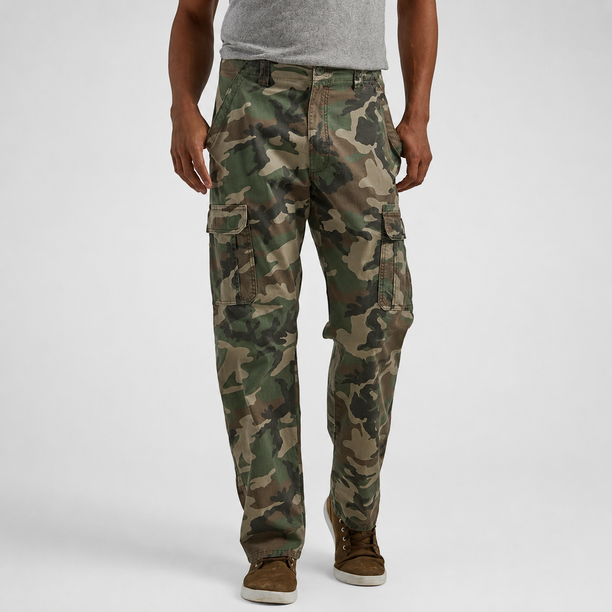 Authentics Men's Relaxed Fit Stretch Cargo Pant