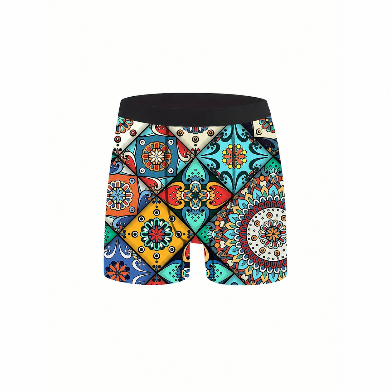 36pcs Men's Cartoon Tie-Dye Striped Boxer Briefs