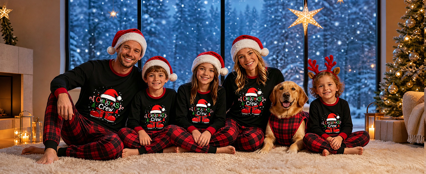 Family Christmas Pajamas Matching Sets Xmas Pjs
