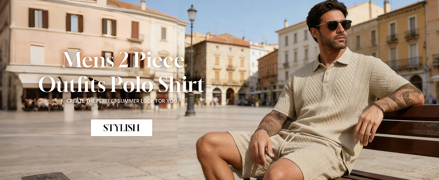 Men&amp;#39;s 2 Pieces Outfits Casual