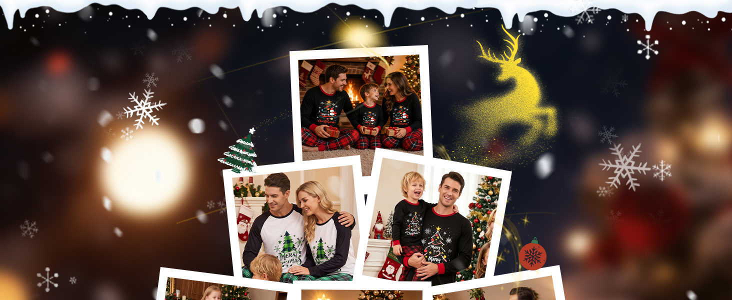 Matching Christmas Pajamas for Family