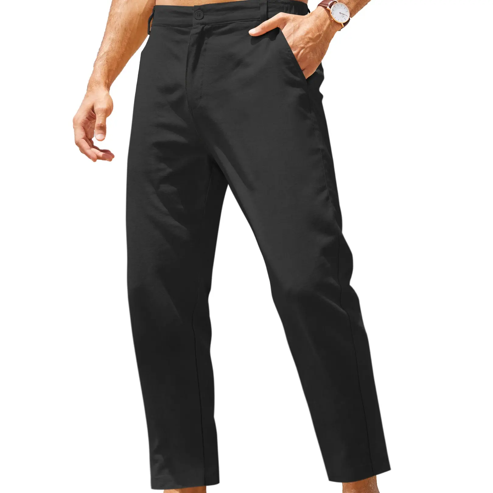 Men's Lightweight Cotton Linen Pants
