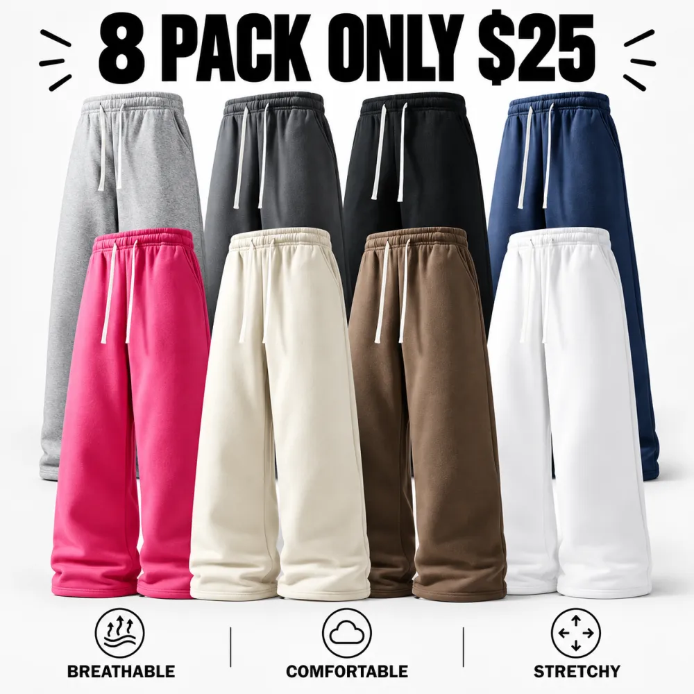 Fall & Winter Styles Ultra-Soft Wide-Leg Sweatpants