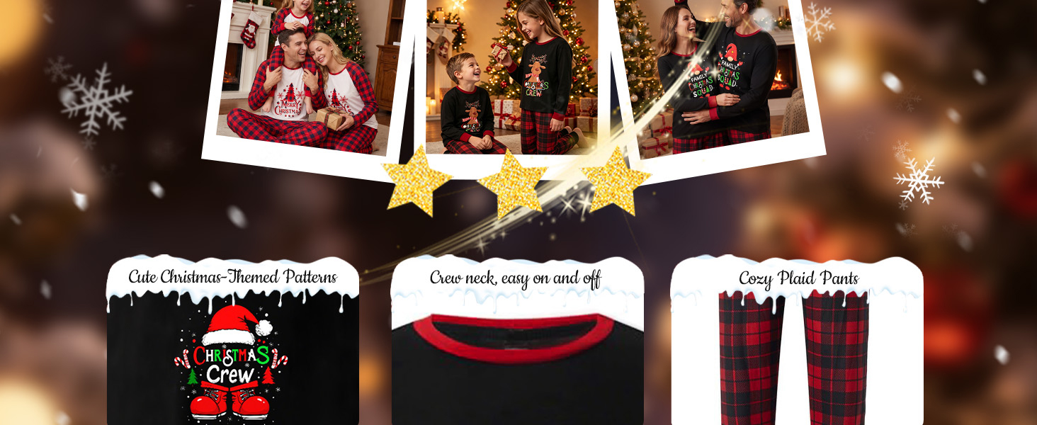 Matching Christmas Pajamas for Family