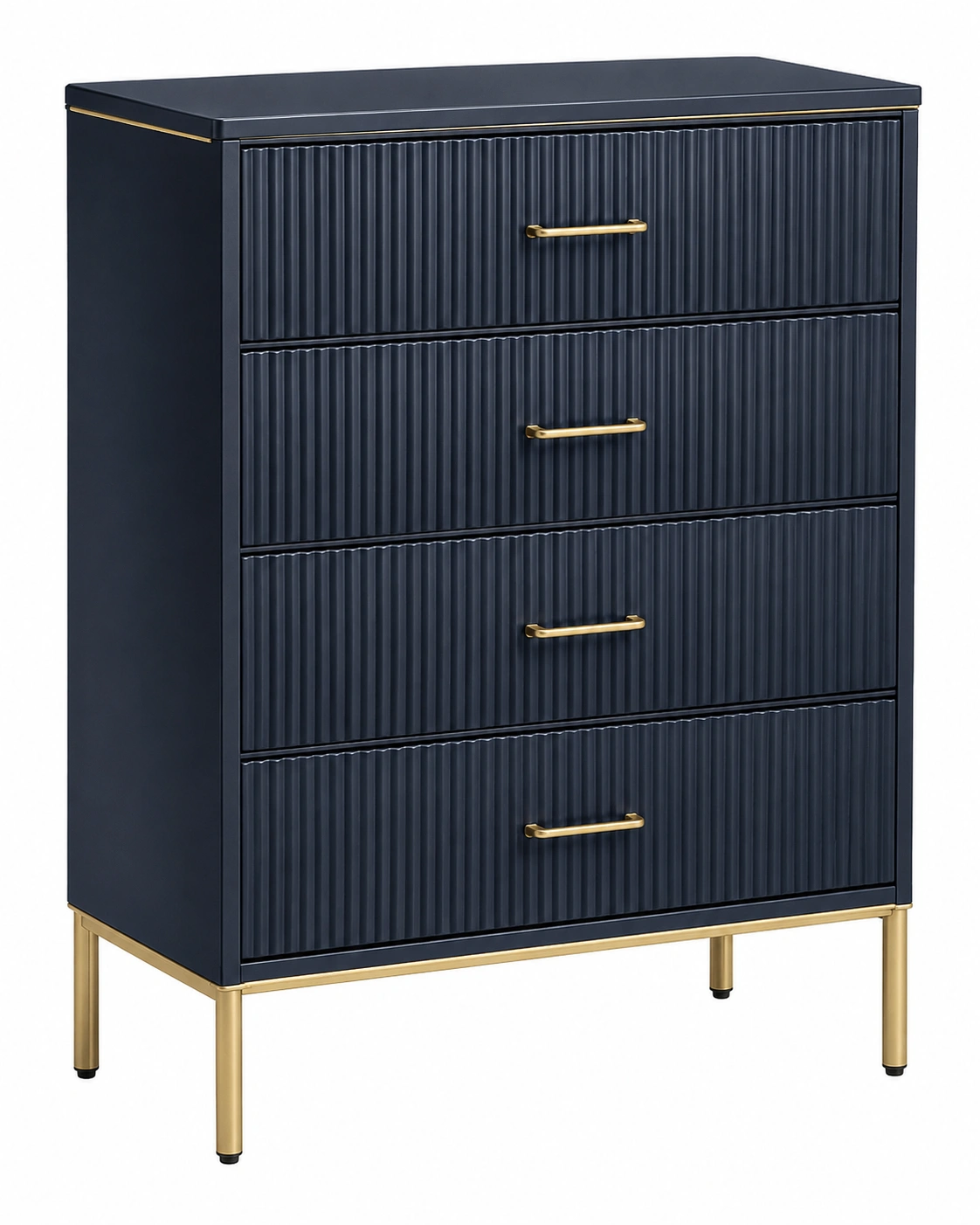 Comoda Navy Ribbed Gold-nordiquea