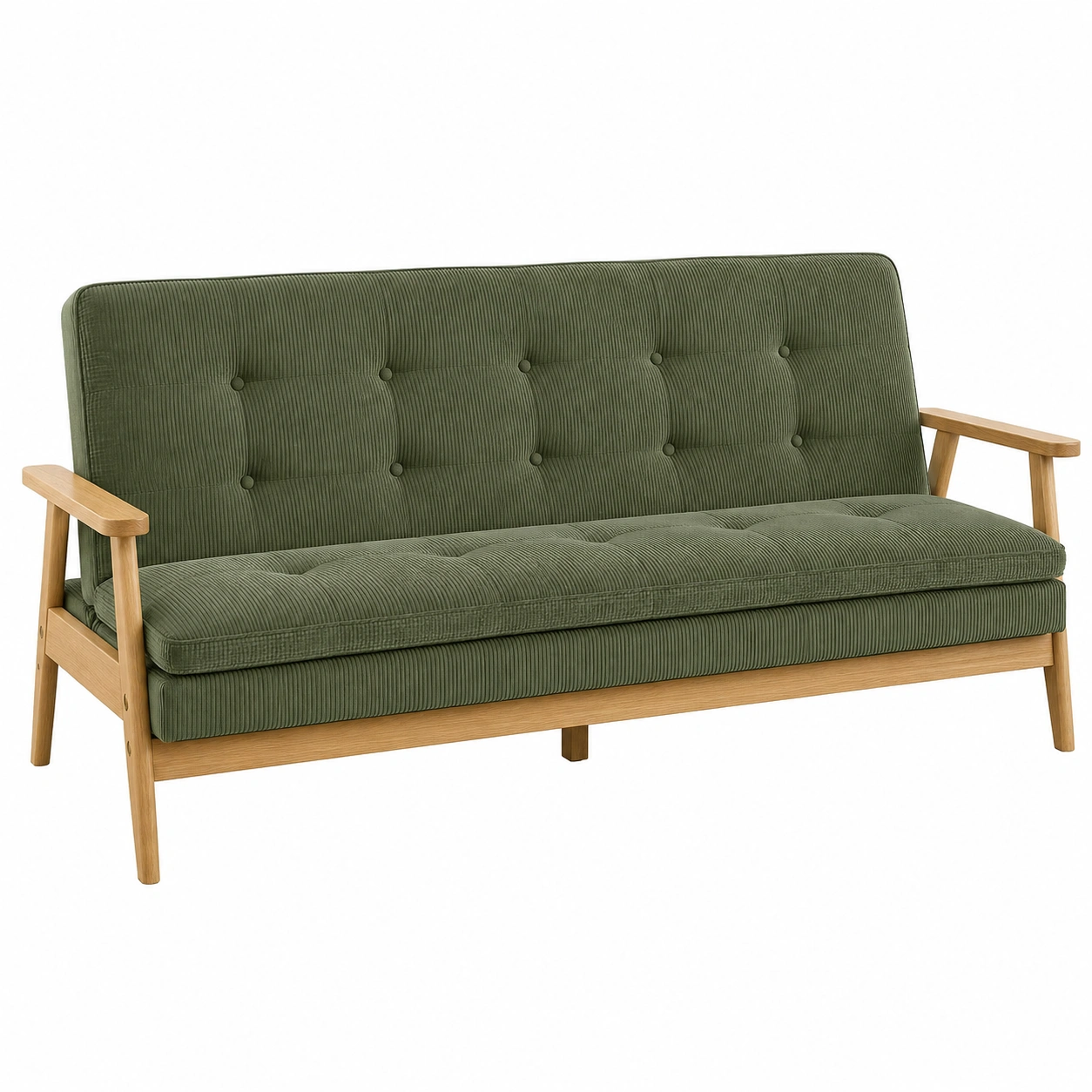 Sofa Cama Corduroy Sage-nordiquea