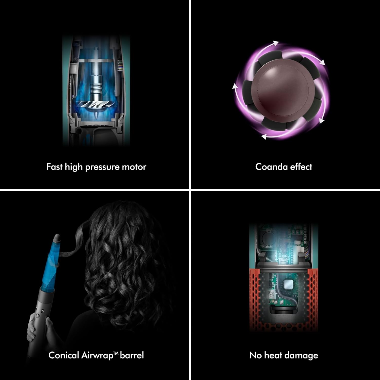 Airwrap i.d.™ Multi-Styler, Allure Winner, Bluetooth Connected, No Heat Damage, 6-in-1 Versatility, Intelligent Hair Styler