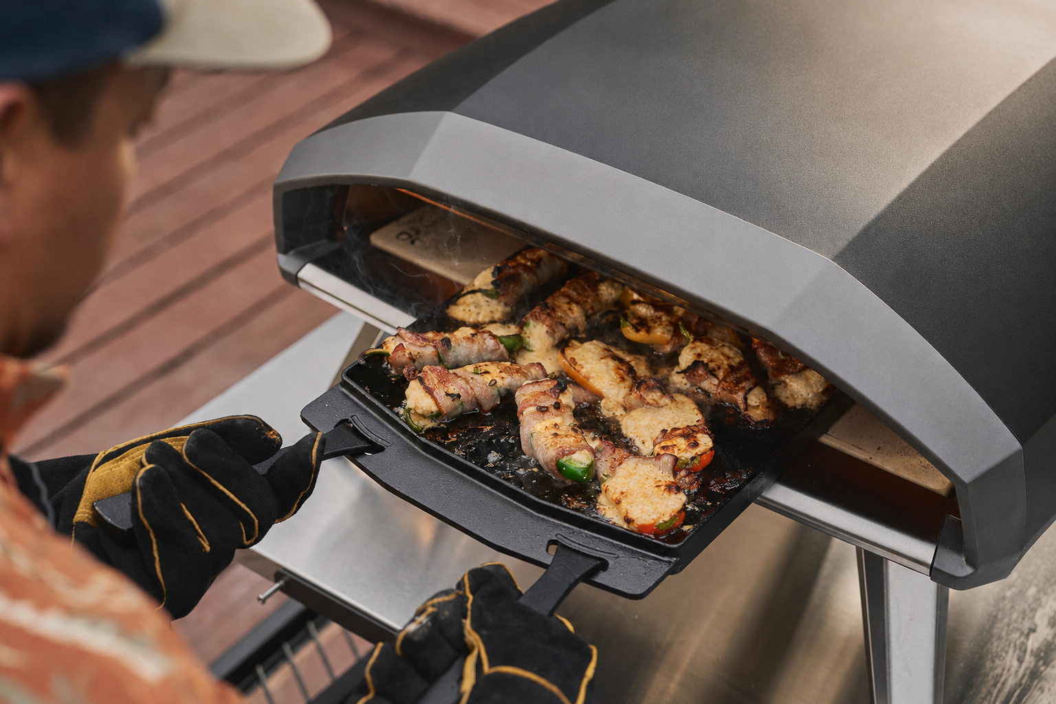  Koda 2 Pro Gas Pizza Oven – 18" Gas Powered Outdoor Oven with 28 mBar Regulator and Gas Hose, Gas powered Portable Pizza Oven - Black