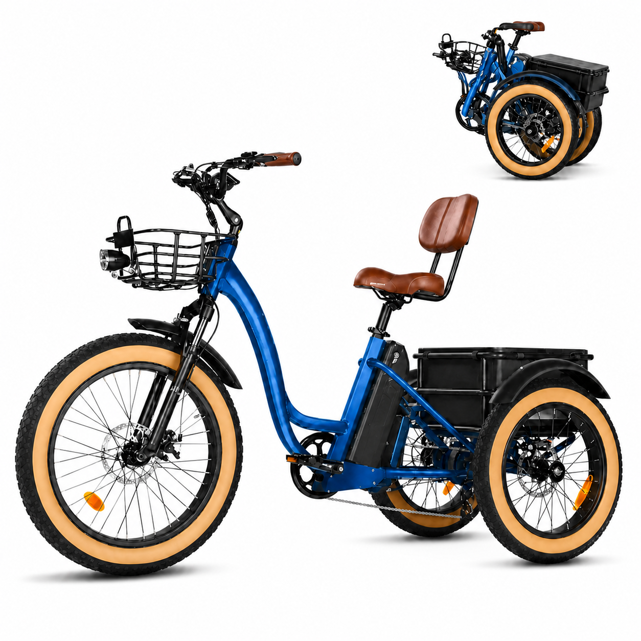 clearance sale💥[750W] Rear Drive Electric Trike Ver 2026