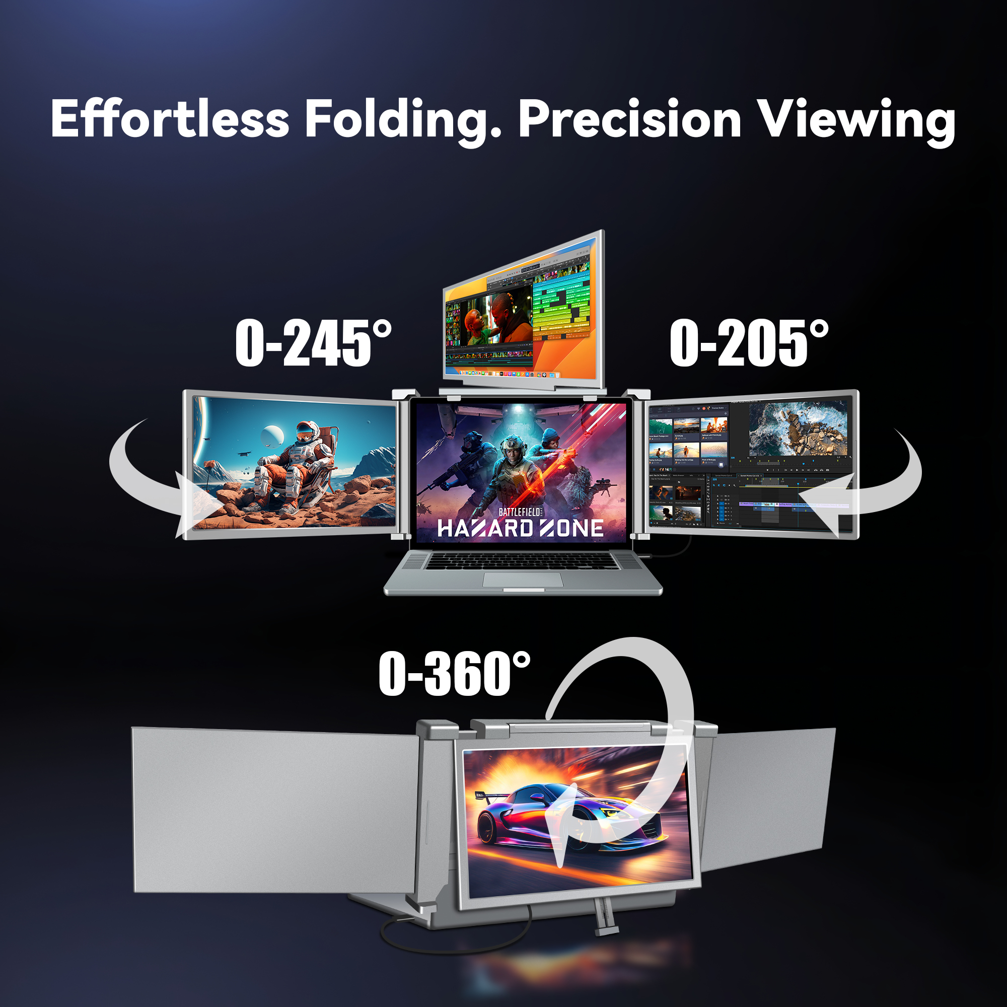 clearance sale⏰14" Hanging 3-Screen Extender