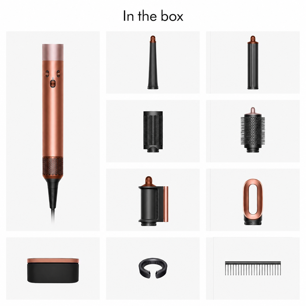 Airwrap i.d.™ Multi-Styler, Allure Winner, Bluetooth Connected, No Heat Damage, 6-in-1 Versatility, Intelligent Hair Styler