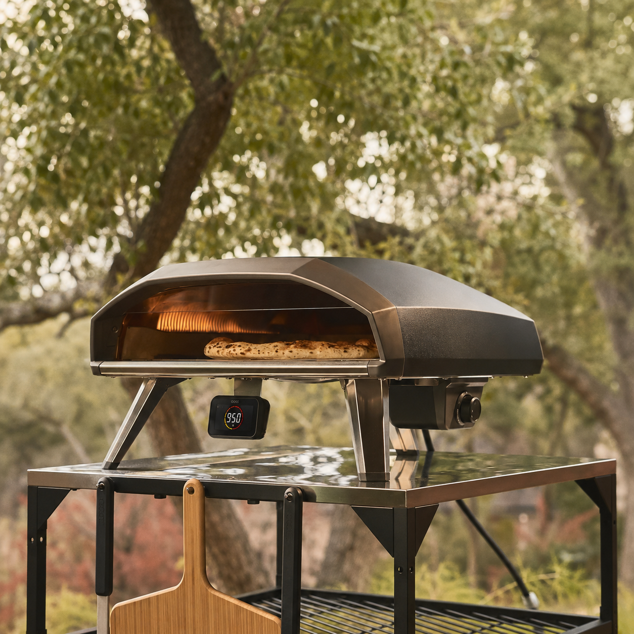  Koda 2 Pro Gas Pizza Oven – 18" Gas Powered Outdoor Oven with 28 mBar Regulator and Gas Hose, Gas powered Portable Pizza Oven - Black