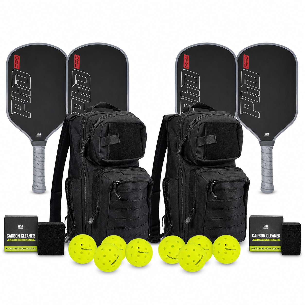  PhD Raw Carbon Fiber Premium Pickleball Paddle Racket - USA Pickleball Approved - Honeycomb Core - Power & Control