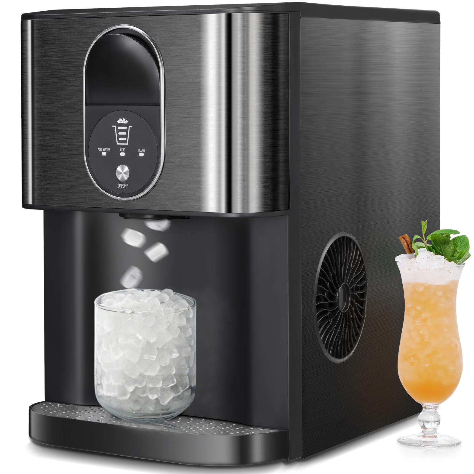 🔥Flash sale-ONLY $29.99🔥Nugget Ice Maker-44 Lbs/24H,Countertop Ice Maker with Soft Chewable Ice,OneClick