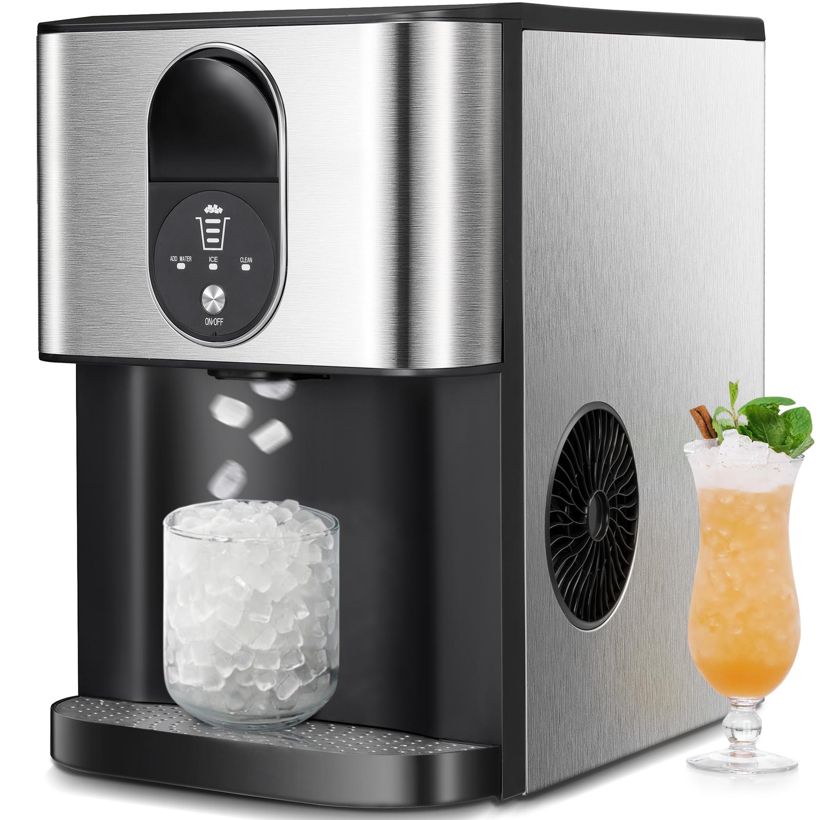 🔥Flash sale-ONLY $29.99🔥Nugget Ice Maker-44 Lbs/24H,Countertop Ice Maker with Soft Chewable Ice,OneClick