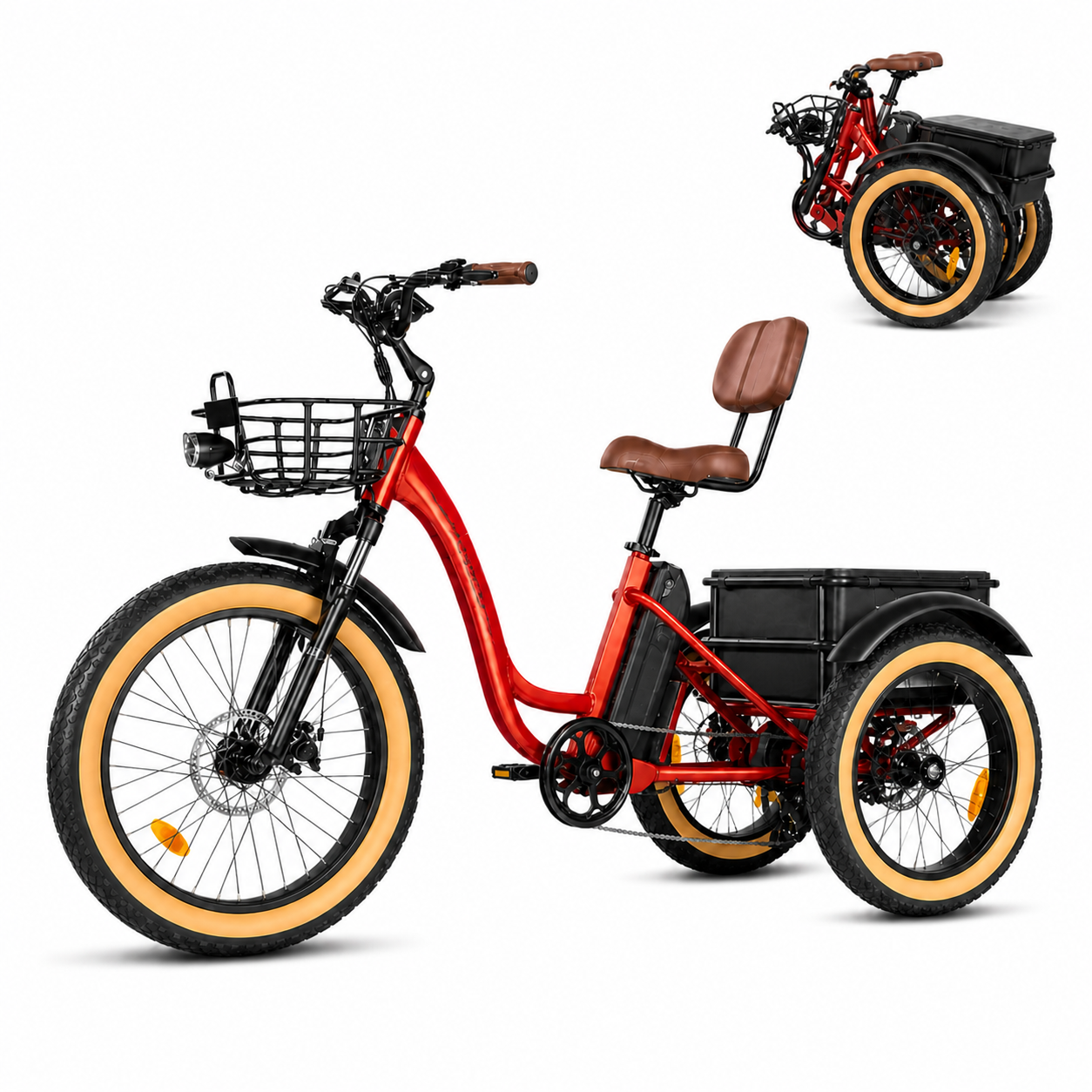 clearance sale💥[750W] Rear Drive Electric Trike Ver 2026