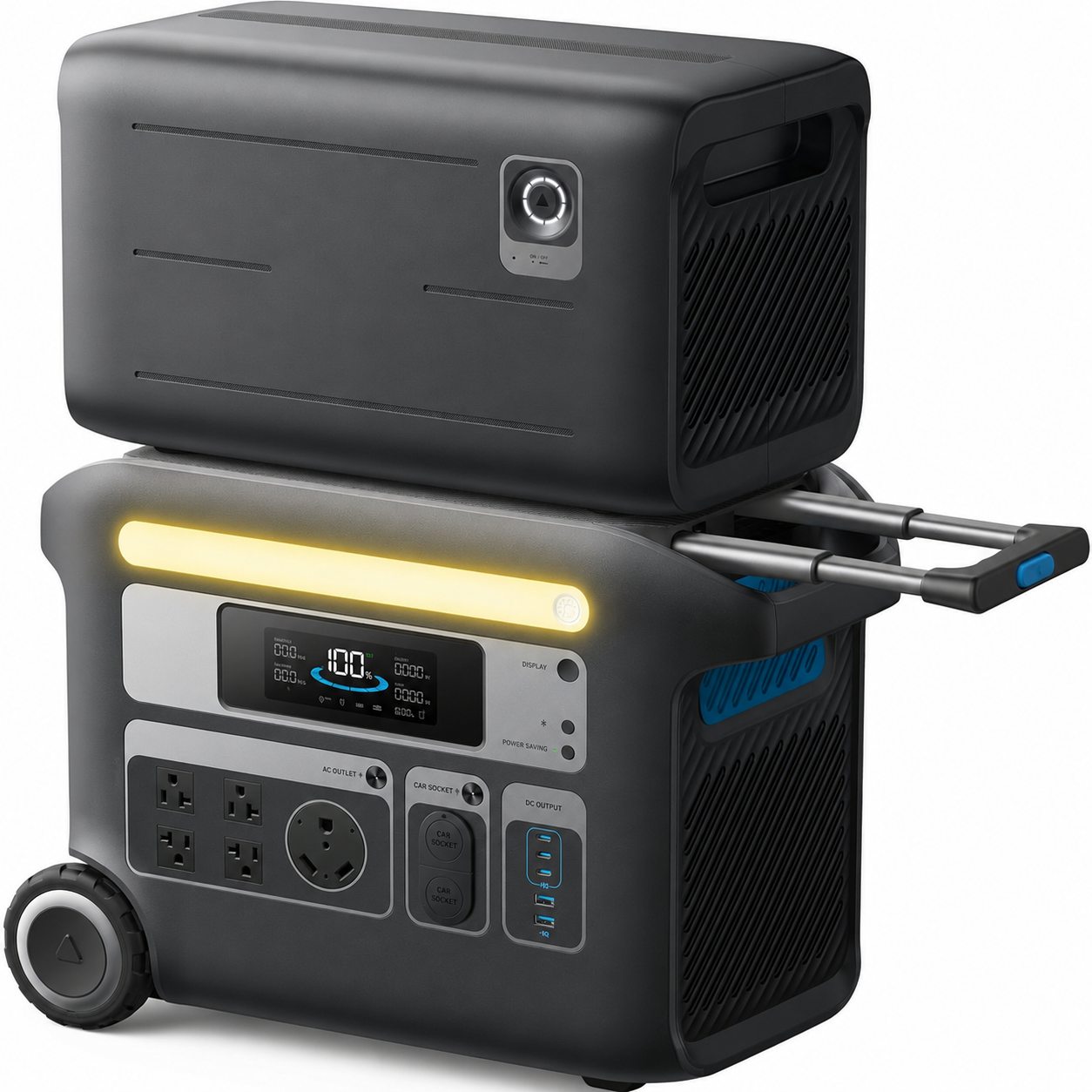 Anker SOLIX F2000 Portable Power Station, PowerHouse 767, 2400W Solar Generator, GaNPrime Battery Generators for Home Use, LiFePO4 Power Station for Outdoor Camping, and RVs (Solar Panel Optional)