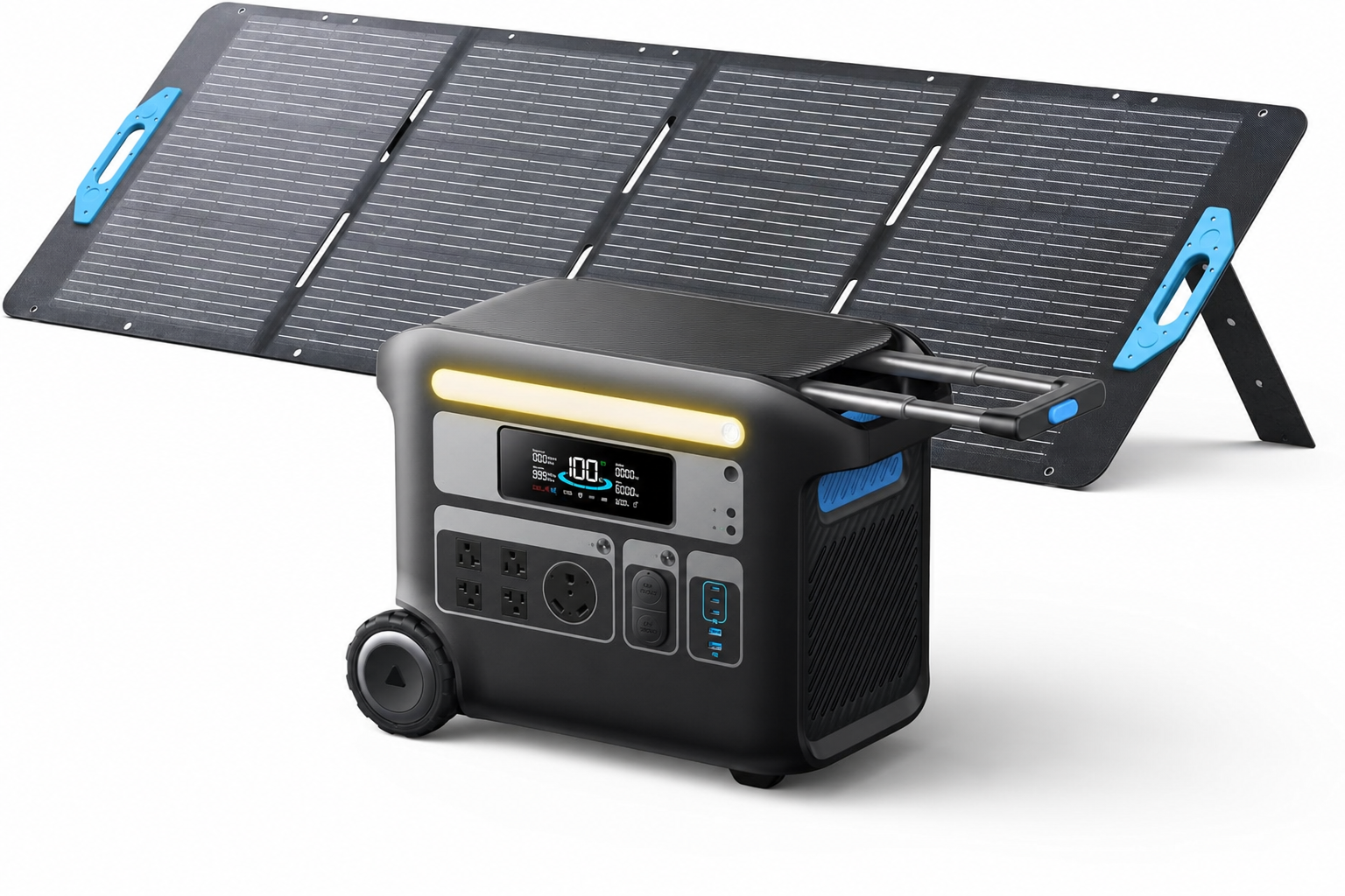 Anker SOLIX F2000 Portable Power Station, PowerHouse 767, 2400W Solar Generator, GaNPrime Battery Generators for Home Use, LiFePO4 Power Station for Outdoor Camping, and RVs (Solar Panel Optional)