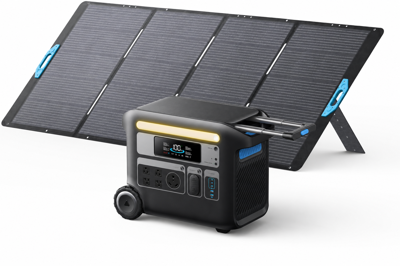 Anker SOLIX F2000 Portable Power Station, PowerHouse 767, 2400W Solar Generator, GaNPrime Battery Generators for Home Use, LiFePO4 Power Station for Outdoor Camping, and RVs (Solar Panel Optional)