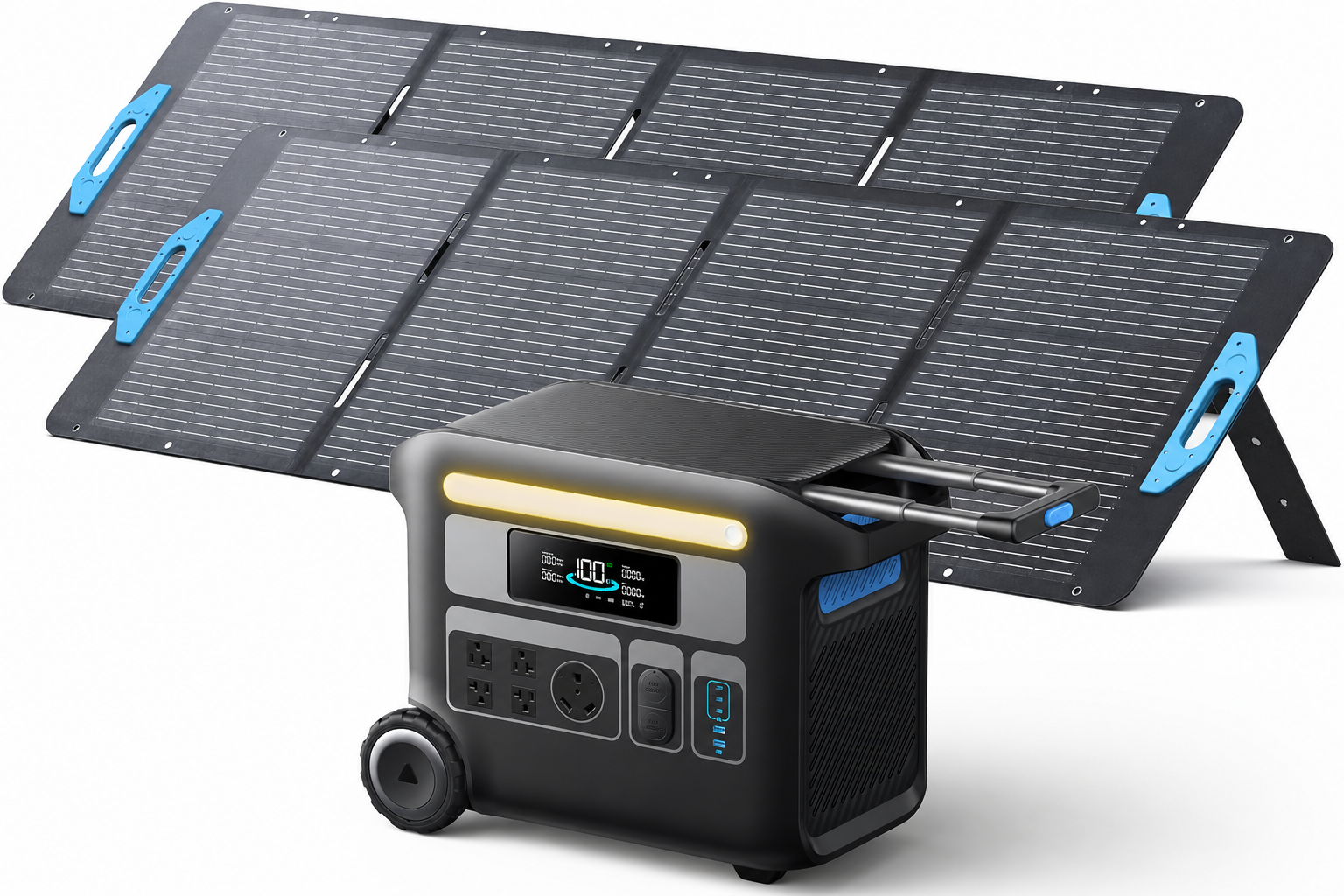 Anker SOLIX F2000 Portable Power Station, PowerHouse 767, 2400W Solar Generator, GaNPrime Battery Generators for Home Use, LiFePO4 Power Station for Outdoor Camping, and RVs (Solar Panel Optional)
