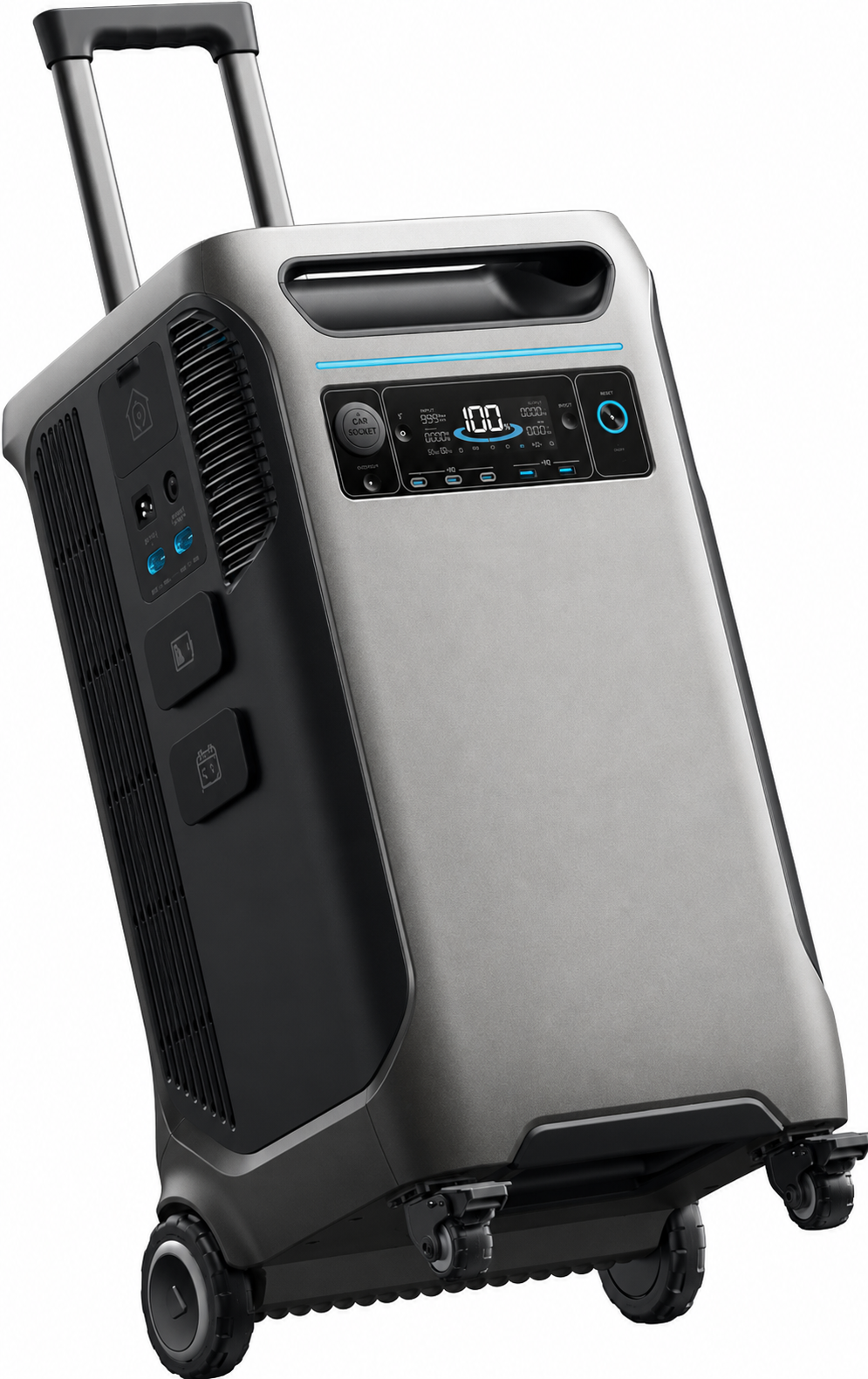 🔥Clearance Sale🔥2400W Portable Power Station with Solar Charging – LiFePO4 Backup Power for Home, Camping & RVs