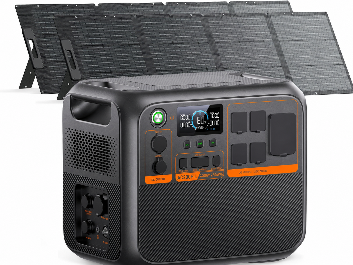 BLUETTI AC180P Portable Power Station, 1440Wh LiFePO4 Battery Backup w/ 4 1800W (2700W Power Lifting) AC Outlets, 0-80% in 45Min, Solar Generator for Camping, Off-grid, Power Outage