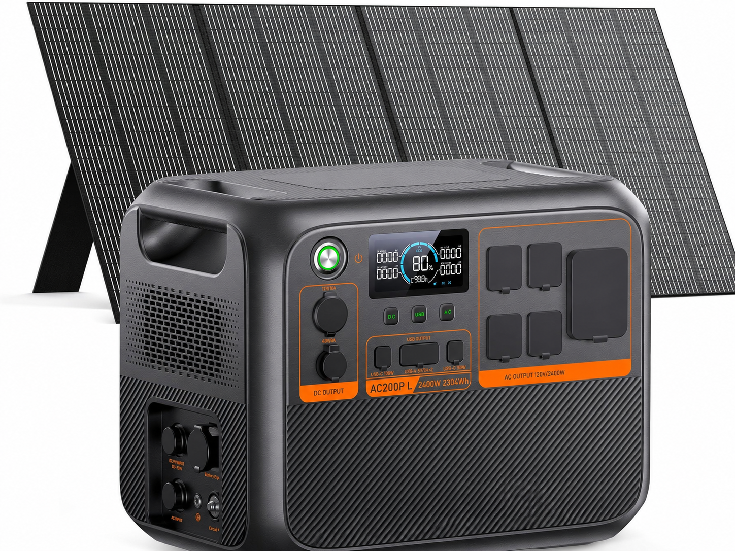 BLUETTI AC180P Portable Power Station, 1440Wh LiFePO4 Battery Backup w/ 4 1800W (2700W Power Lifting) AC Outlets, 0-80% in 45Min, Solar Generator for Camping, Off-grid, Power Outage