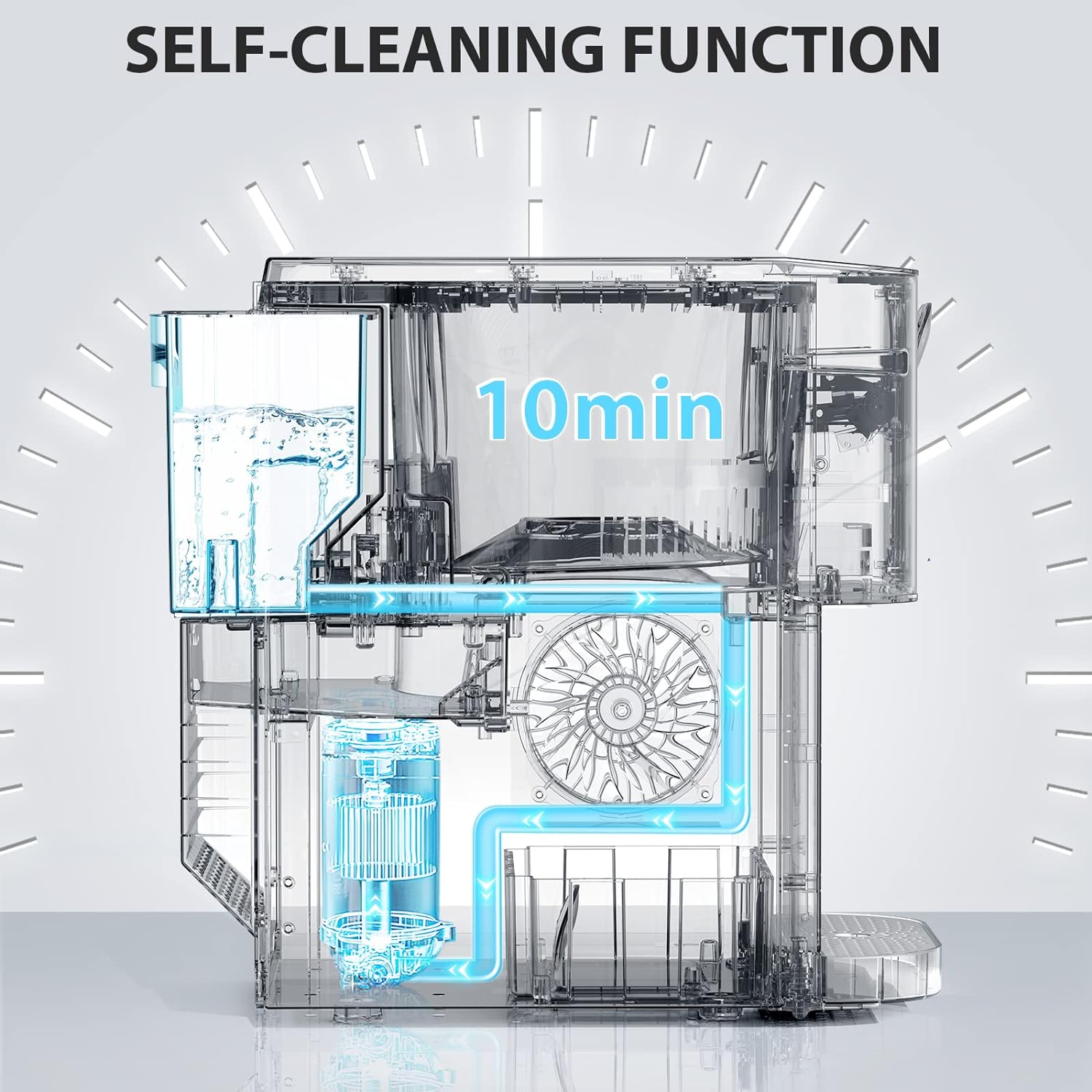 🔥Flash sale-ONLY $29.99🔥Nugget Ice Maker-44 Lbs/24H,Countertop Ice Maker with Soft Chewable Ice,OneClick