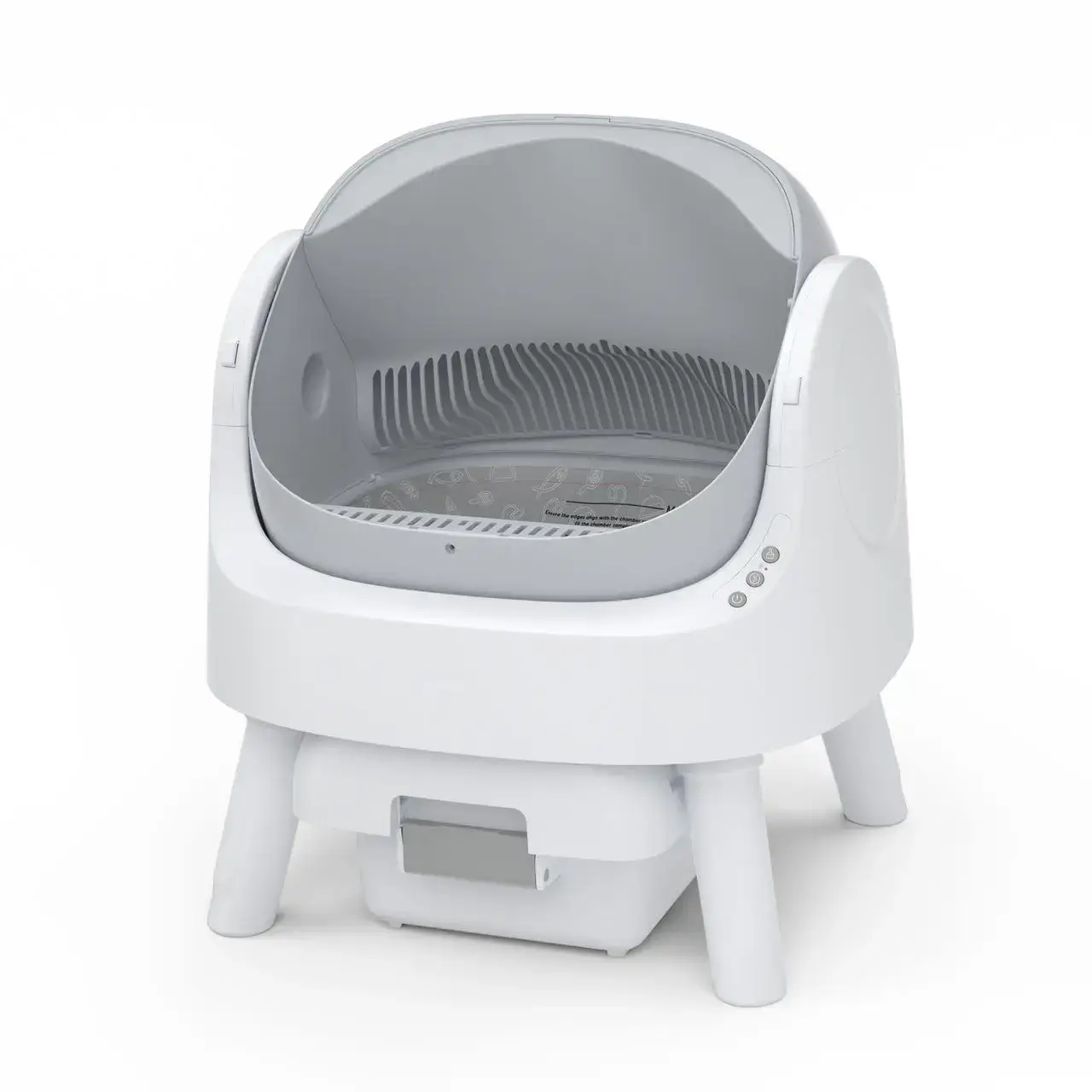 🔥Limited-Time Deal🔥 Open-Top Self-Cleaning Cat Litter Box with Odor Control & Waste Bags