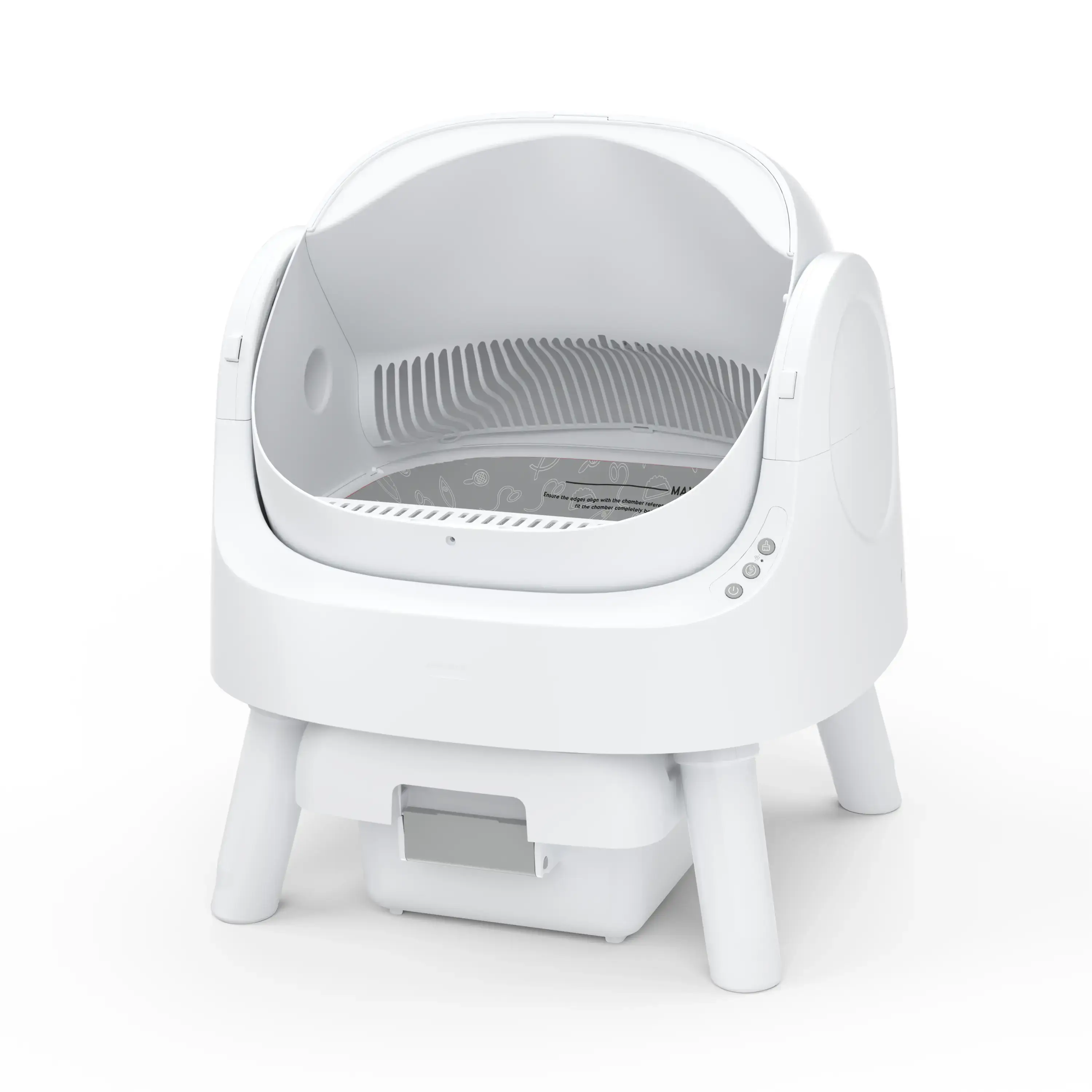 🔥Limited-Time Deal🔥 Open-Top Self-Cleaning Cat Litter Box with Odor Control & Waste Bags