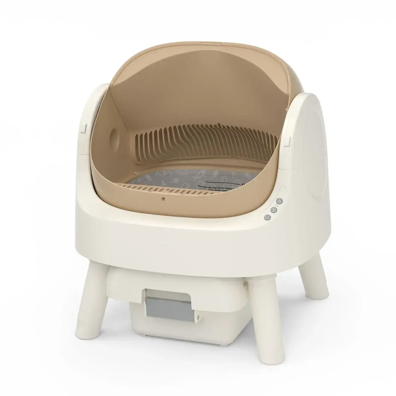 🔥Limited-Time Deal🔥 Open-Top Self-Cleaning Cat Litter Box with Odor Control & Waste Bags