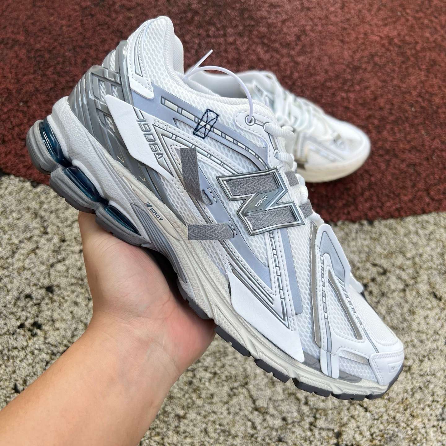 New Balance 1906R White Grey Running Sneakers | U190643N