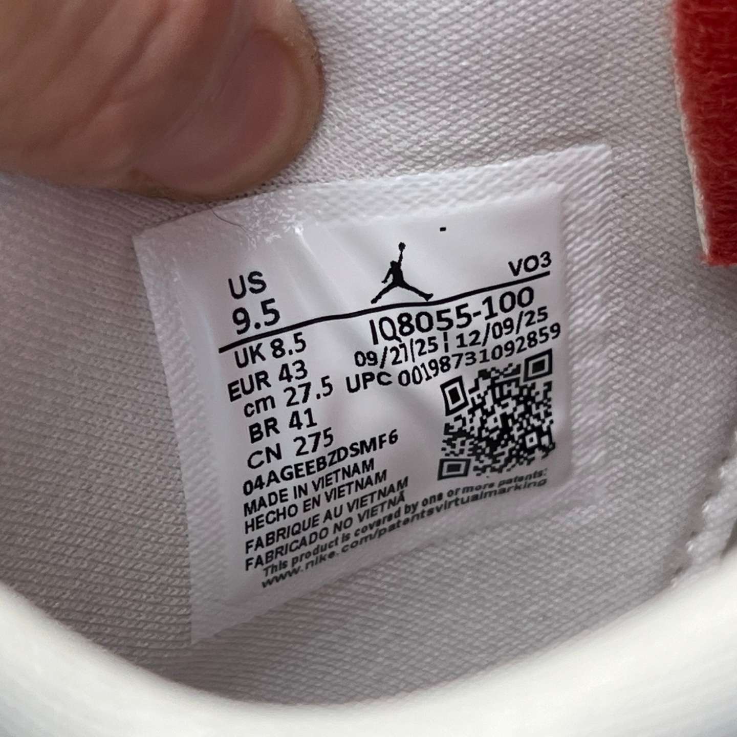 Nigel Sylvester x Air Jordan 4 Retro OG SP “Bike Air” White Red Sneakers | IQ8055-100