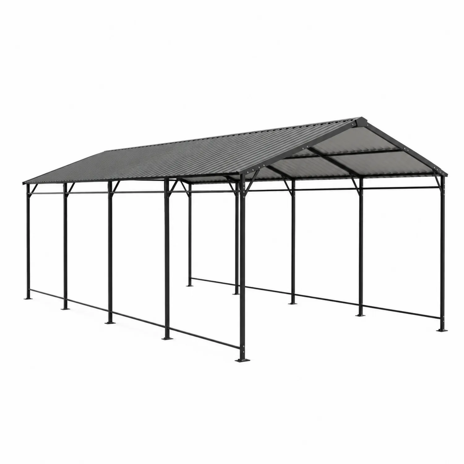 Tettoia in Metallo Nero